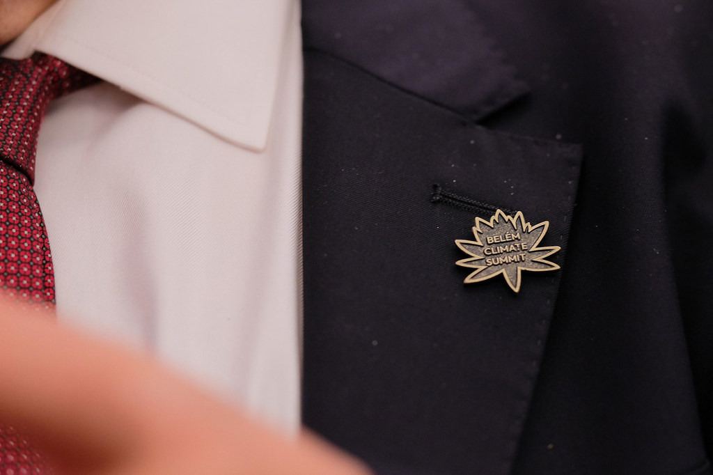 Los delegados se reúnen para la Cumbre del Clima que se celebra en Belém, Brasil.